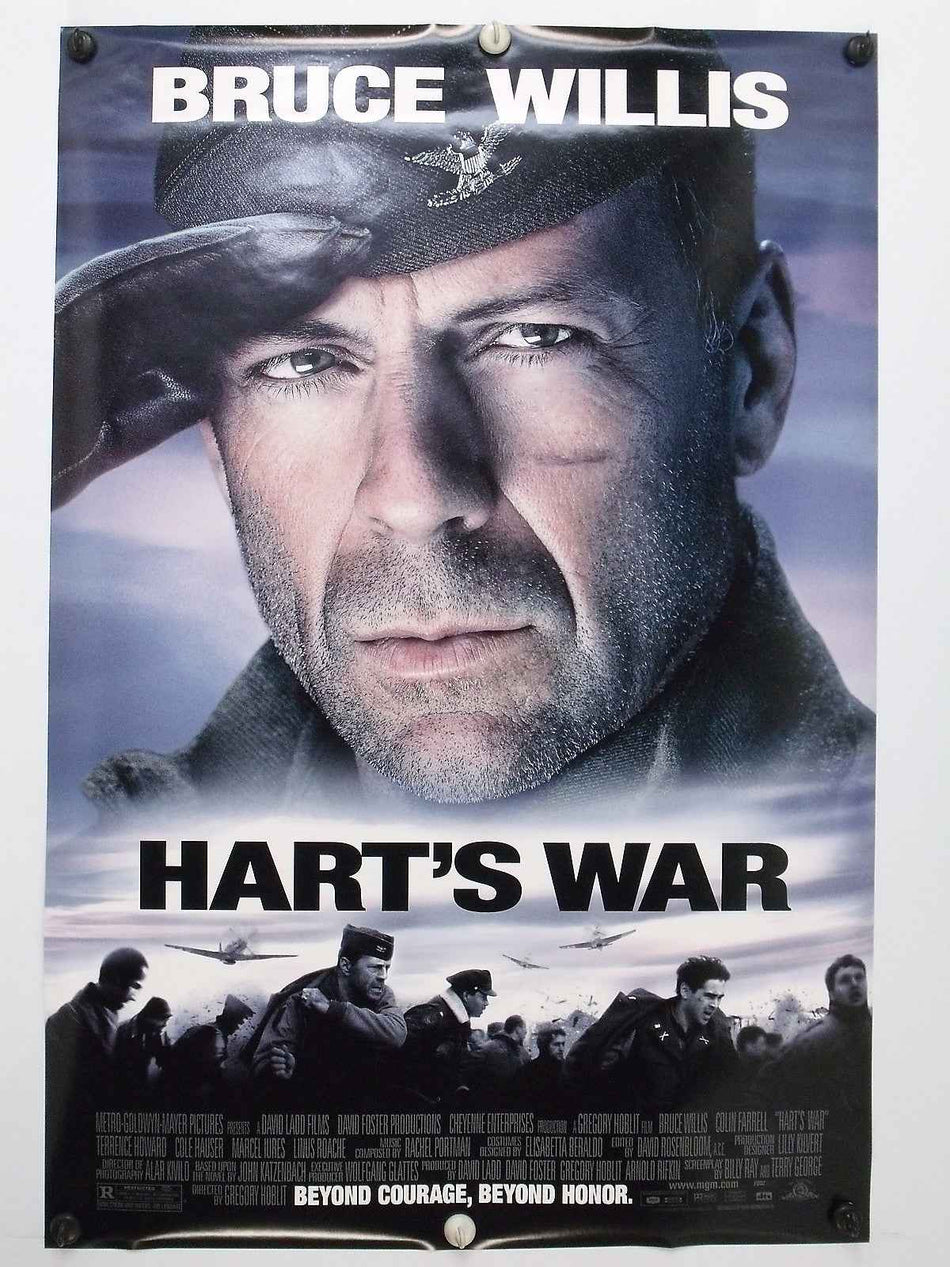 HART'S WAR 2002 Original Movie Poster 27x40 DS Rolled Bruce Willis Style B - Joe's Geek VLT