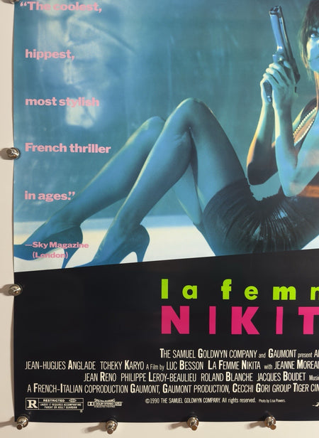 La Femme Nikita - Original Movie Poster - 1990 - Rolled SS