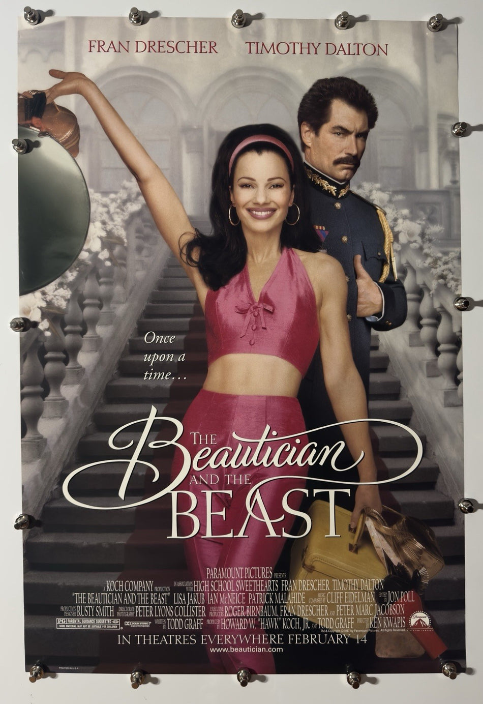 BEAUTICIAN AND THE BEAST 1997 Original Movie Poster 27x40 DS Rolled Fran Drescher