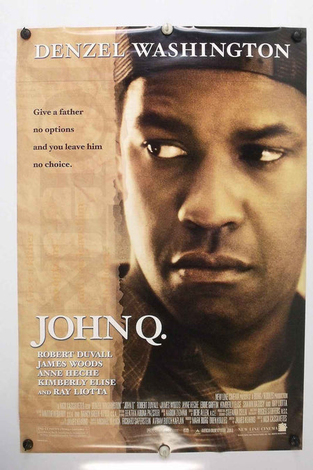 JOHN Q 2002 Original Movie Poster 27x40 DS Rolled Denzel Washington - Joe's Geek VLT