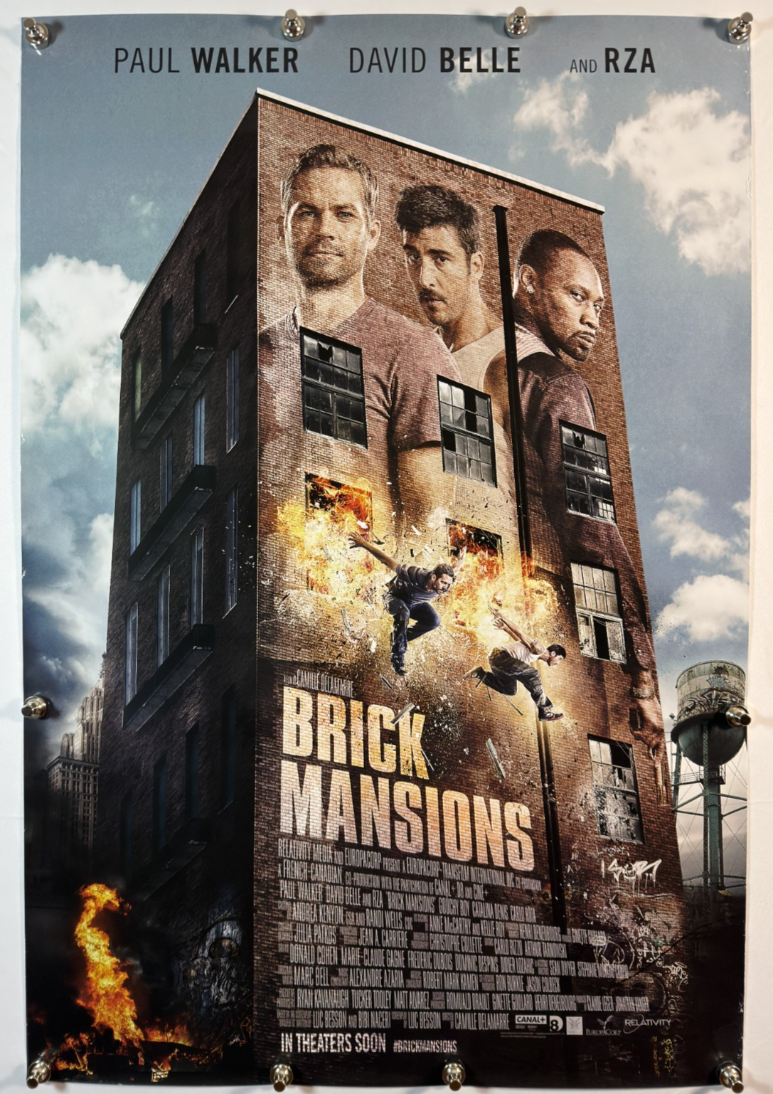 Brick Mansions (2014) - Original Movie Poster - 27 x 40 - Rolled DS