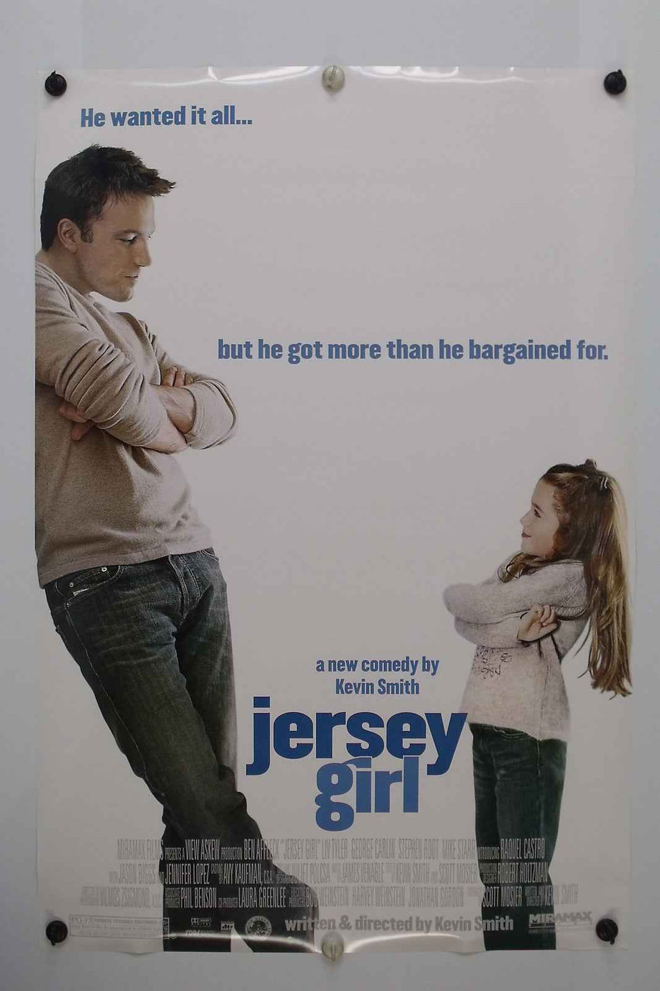 JERSEY GIRL 2004 Original Movie Poster 27x40 DS Rolled Jennifer Lopez - Joe's Geek VLT
