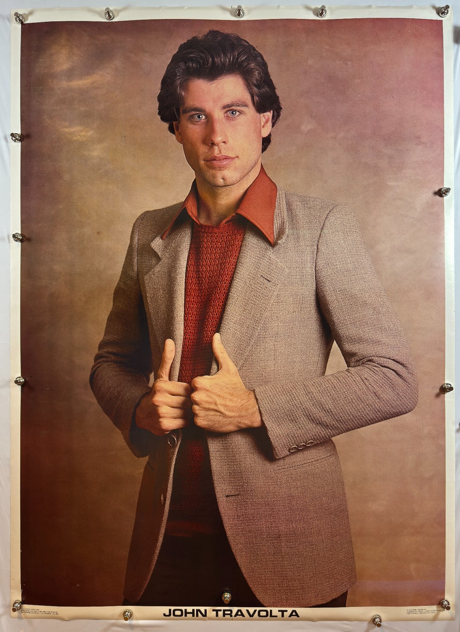 RARE John Travolta 42x58 Jumbo Subway Poster #495 Michael Childers 1978
