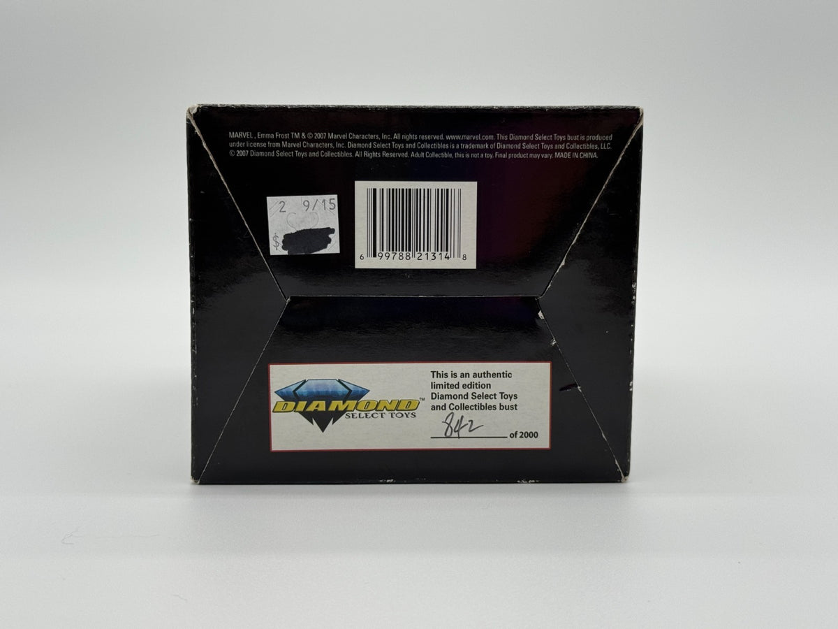 MARVEL ICONS DIAMOND EMMA FROST BUST DIAMOND SELECT LIMITED 2000 PIECES OPEN-BOX