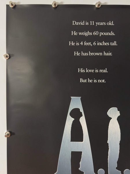 A.I. Artificial Intelligence - Original Movie Poster - 2001 - Rolled DS