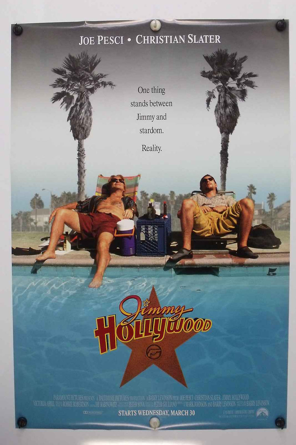 JIMMY HOLLYWOOD 1994 Original Movie Poster 27x40 DS Rolled Joe Pesci - Joe's Geek VLT