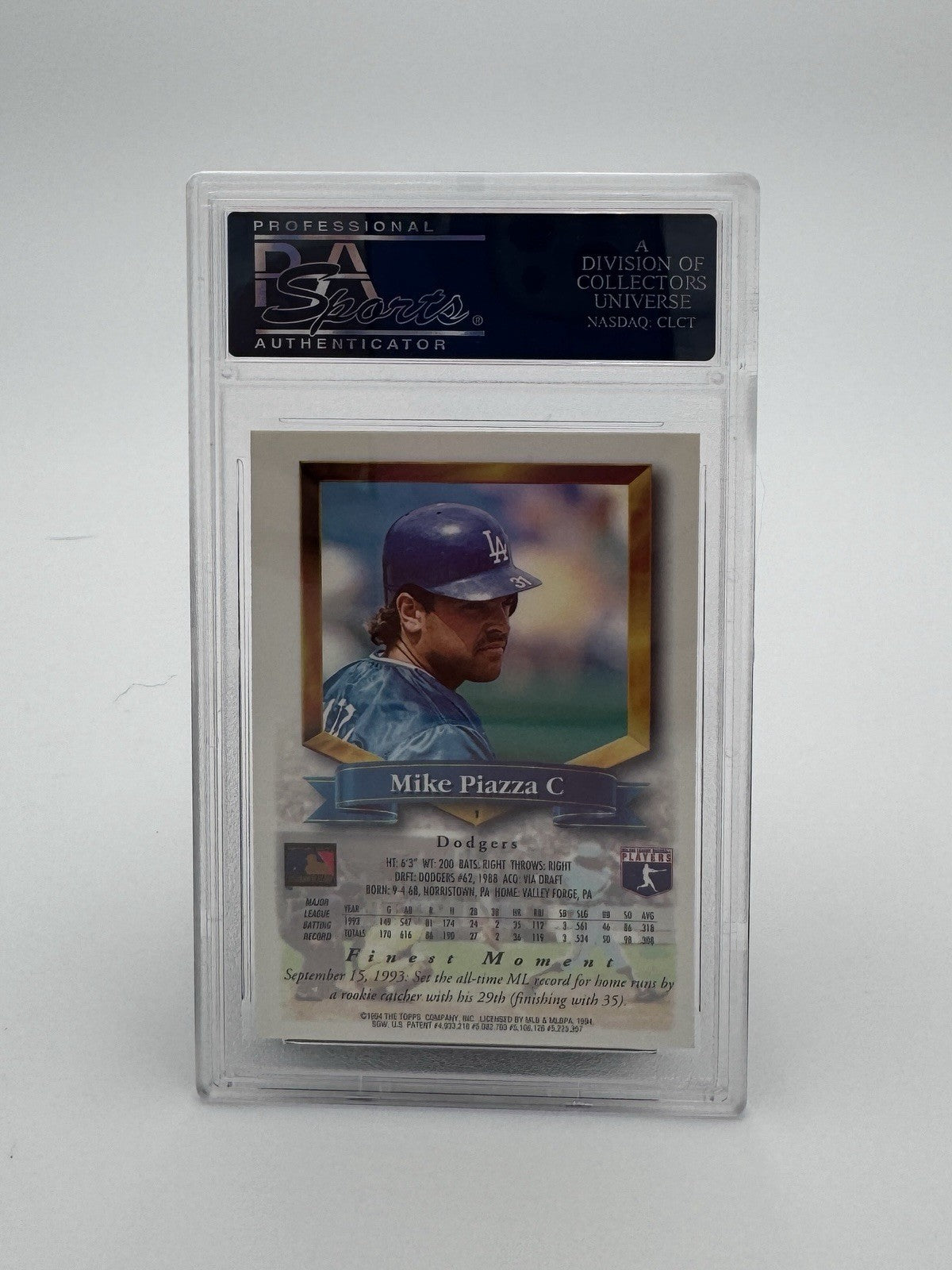 1994 Topps Finest - Mike Piazza #1