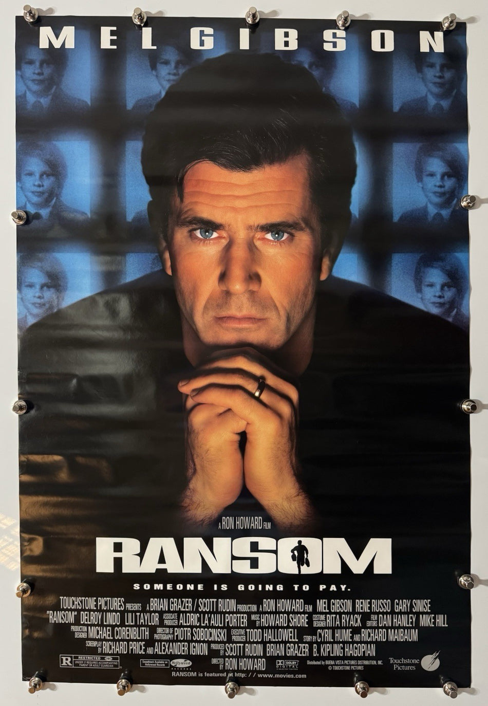 RANSOM 1996 Original Movie Poster 27x40 DS Rolled Mel Gibson - Joe's Geek VLT