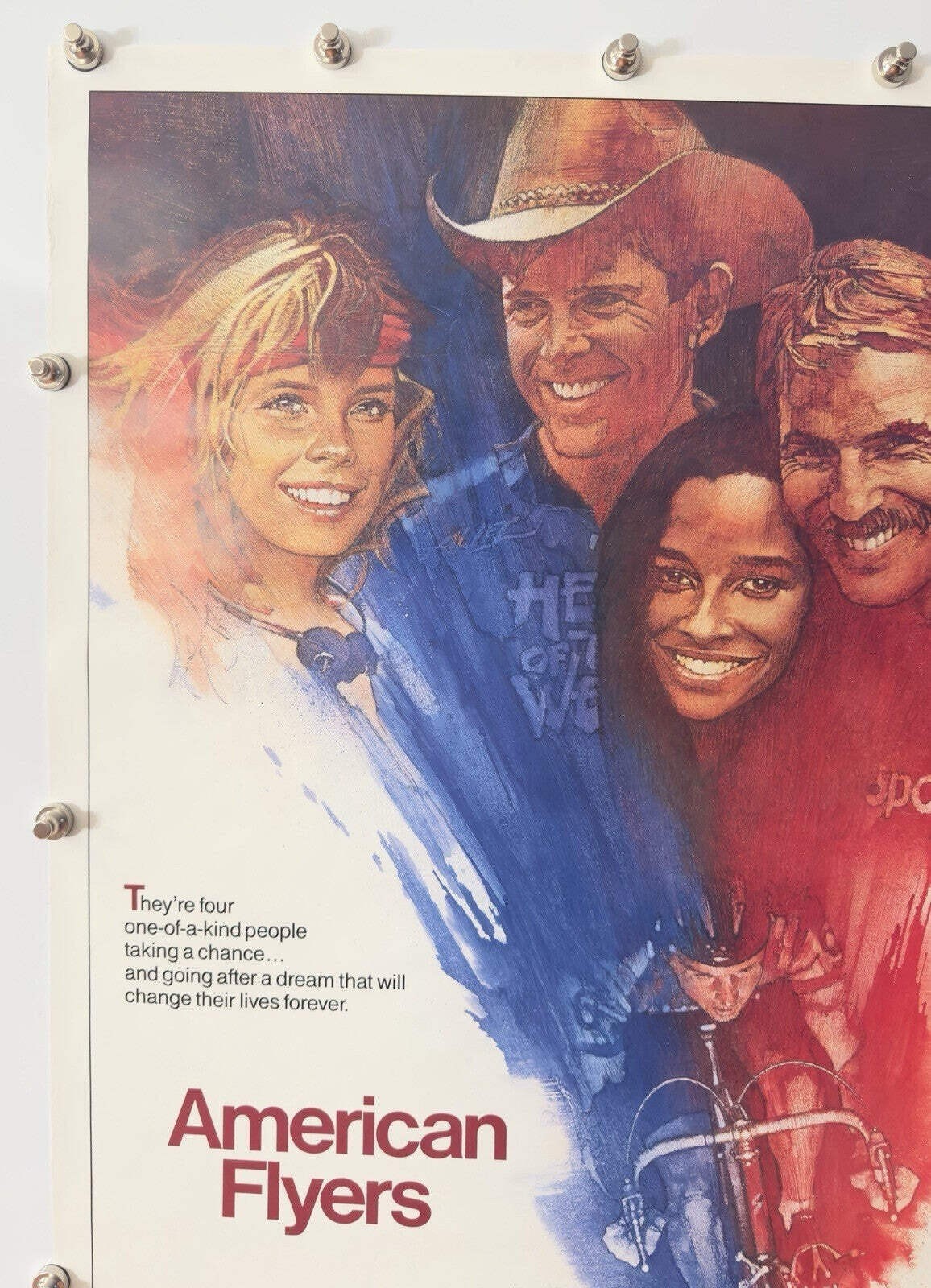 American Flyers - Original Movie Poster - 1985 - Rolled SS