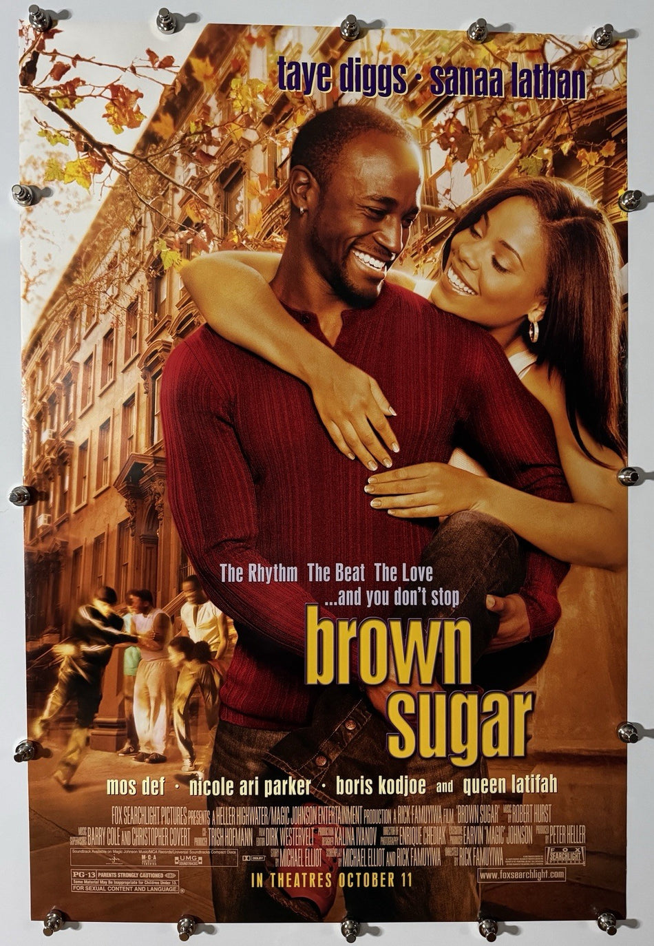 BROWN SUGAR 2002 Original Movie Poster 27x40 DS Rolled Taye Diggs