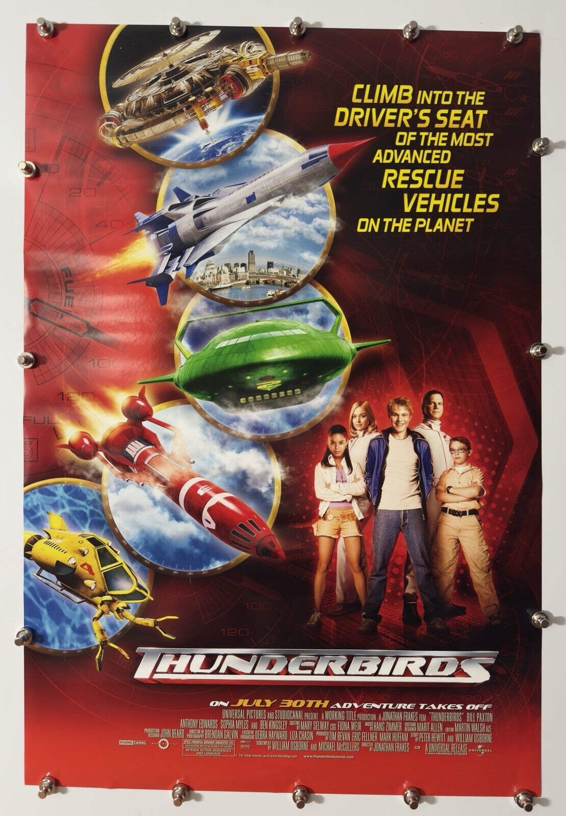Thunderbirds - Original Movie Poster - 2004 - Rolled DS