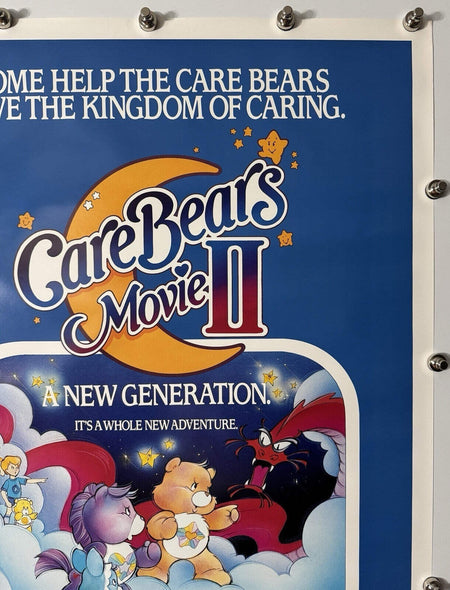Care Bears Movie II - Original Movie Poster - 1986 - Rolled SS