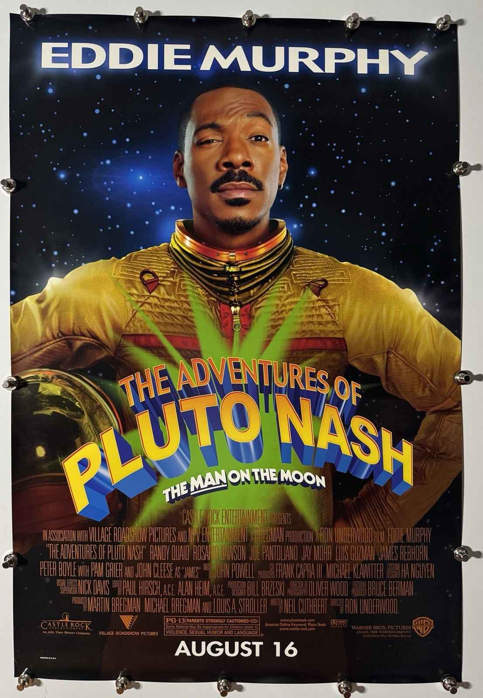 THE ADVENTURES OF PLUTO NASH 2002 Original Movie Poster 27x40 DS Rolled Eddie Murphy