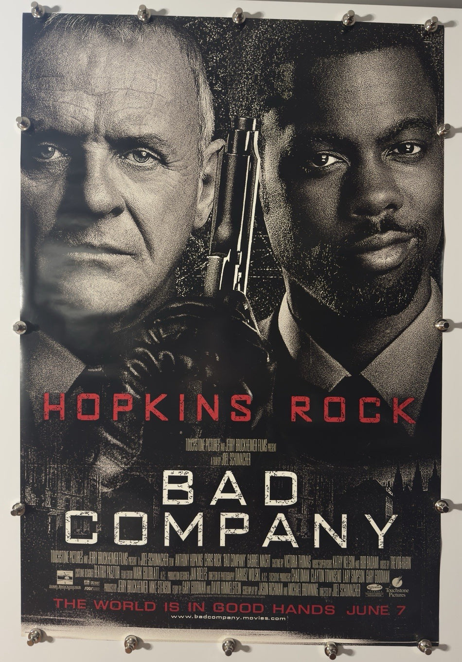 BAD COMPANY 2002 Original Movie Poster 27x40 DS Rolled Chris Rock