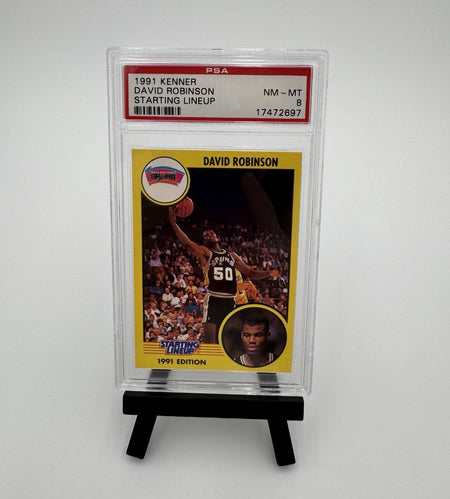 1991 Kenner Starting Lineup David Robinson Rare Spurs PSA 8 NM-MT