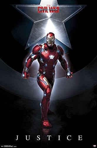 Captain America 3 JUSTICE - Trends International - NOS - 24 x 36 - RP14069