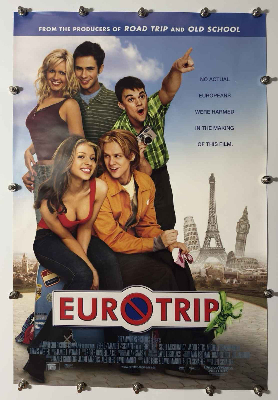 EUROTRIP 2004 Original Movie Poster 27x40 DS Rolled Scott Mechlowicz - Joe's Geek VLT