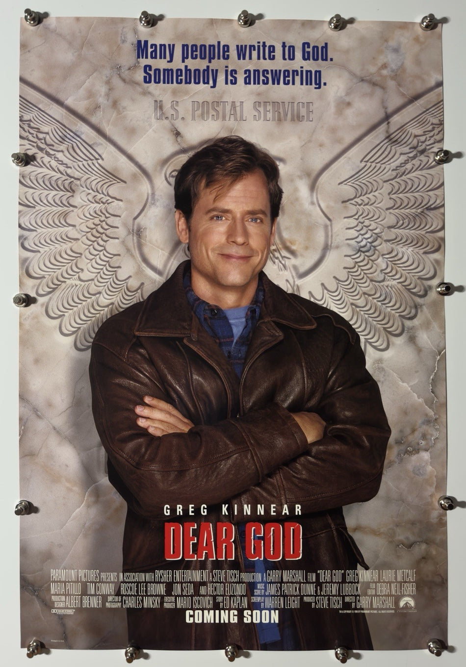 DEAR GOD 1996 Original Movie Poster 27x40 DS Rolled Greg Kinnear - Joe's Geek VLT