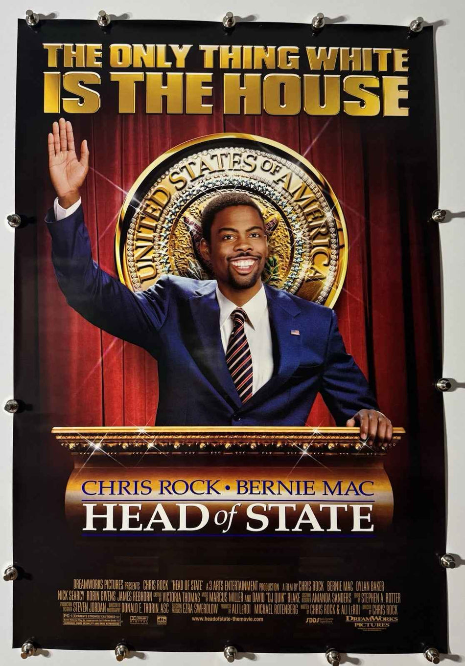 HEAD OF STATE 2003 Original Movie Poster 27x40 DS Rolled Chris Rock - Joe's Geek VLT