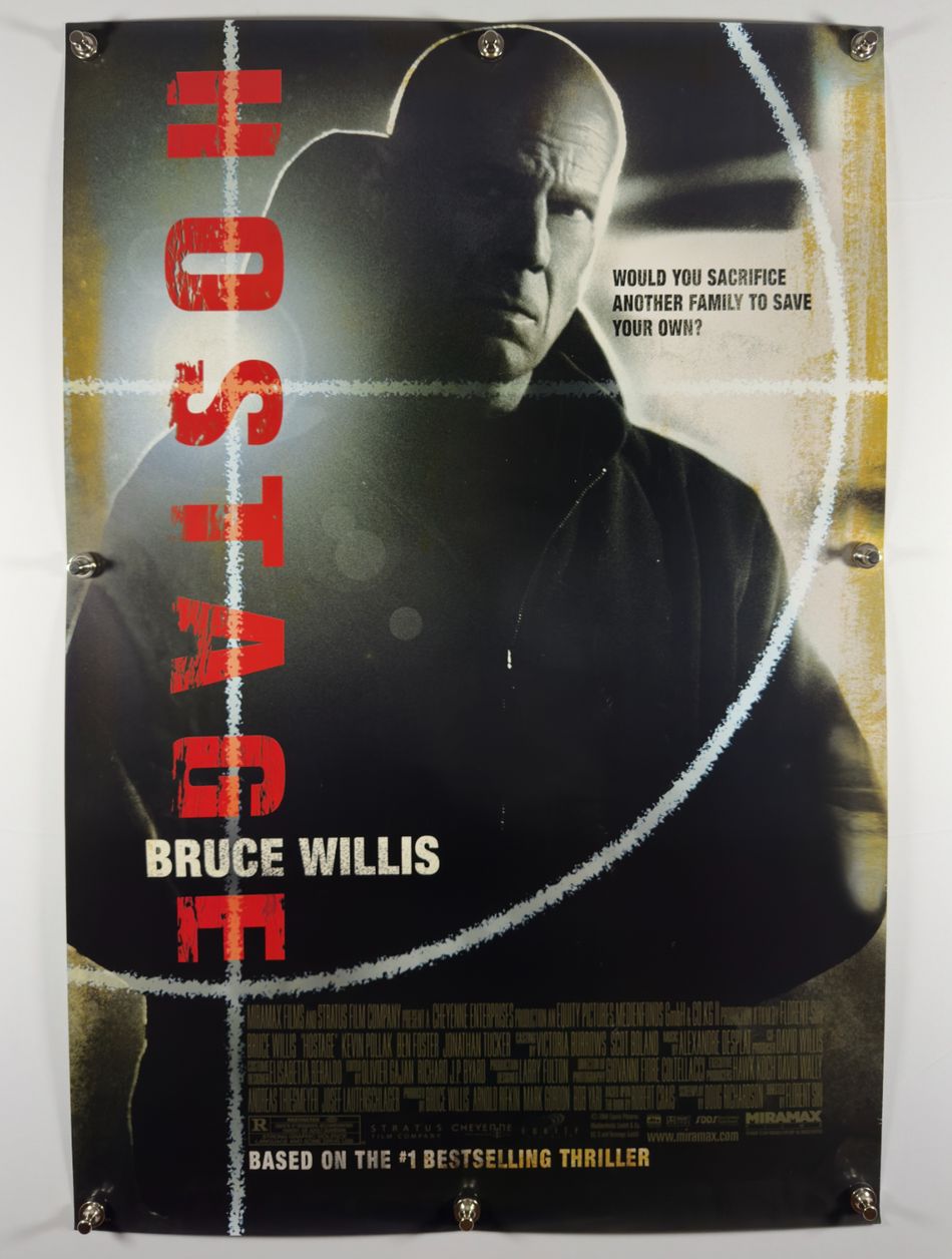 HOSTAGE 2005 Original Movie Poster 27x40 DS Rolled Bruce Willis - Joe's Geek VLT