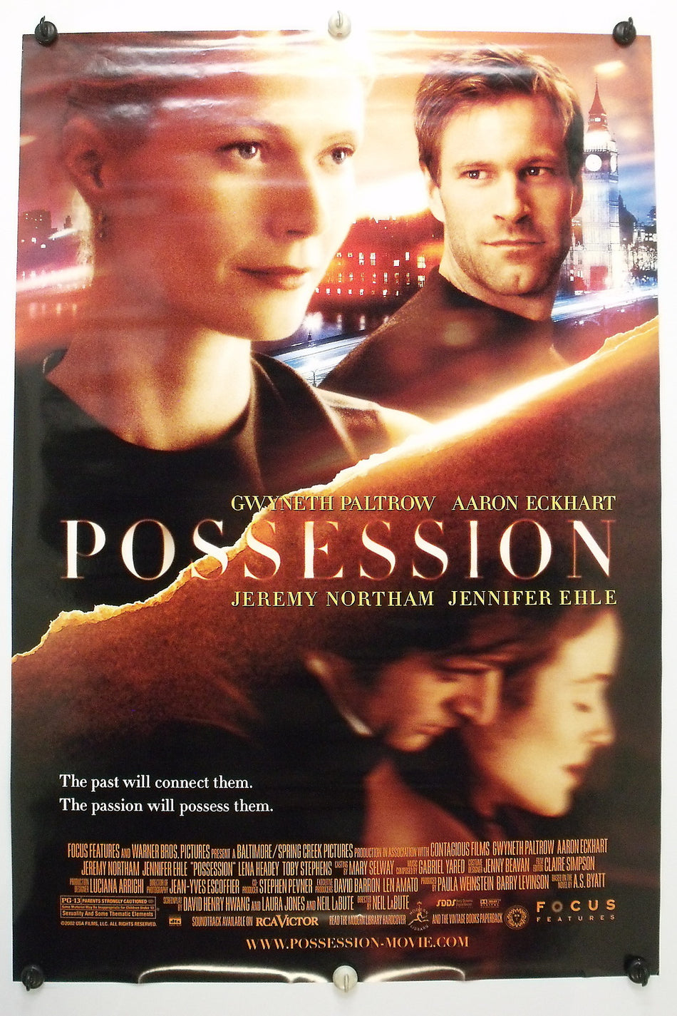 POSSESSION 2002 Original Movie Poster 27x40 DS Rolled Gwyneth Paltrow - Joe's Geek VLT