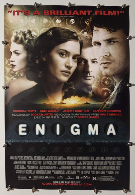 Enigma - Original Movie Poster - 2001 - Rolled DS