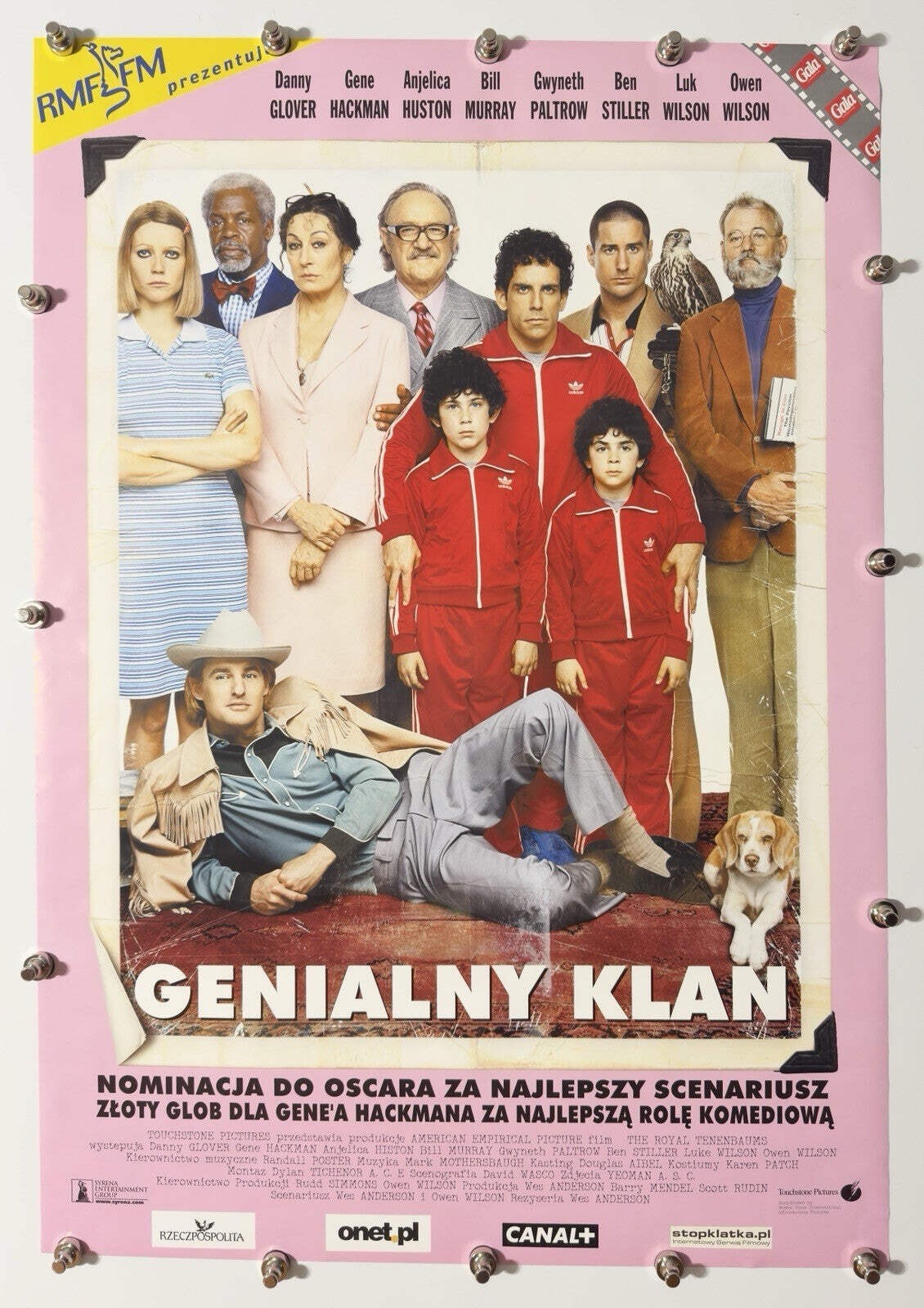 Royal Tenenbaums - Original Movie Poster - 2001 - Rolled SS