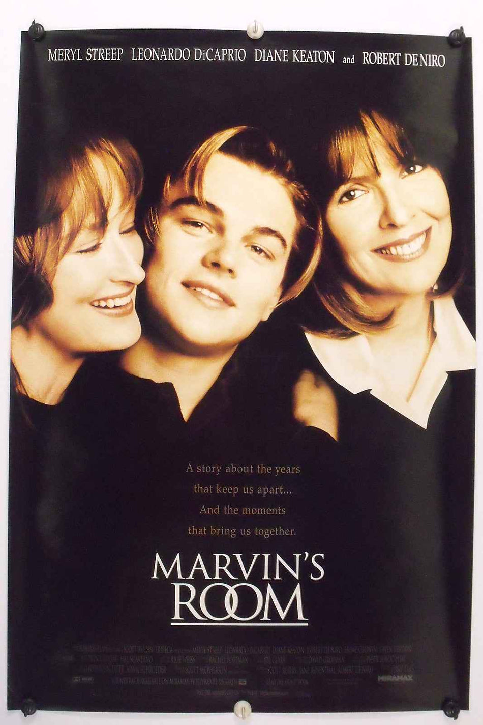 MARVIN'S ROOM 1996 Original Movie Poster 27x40 SS Rolled Leonardo DiCaprio