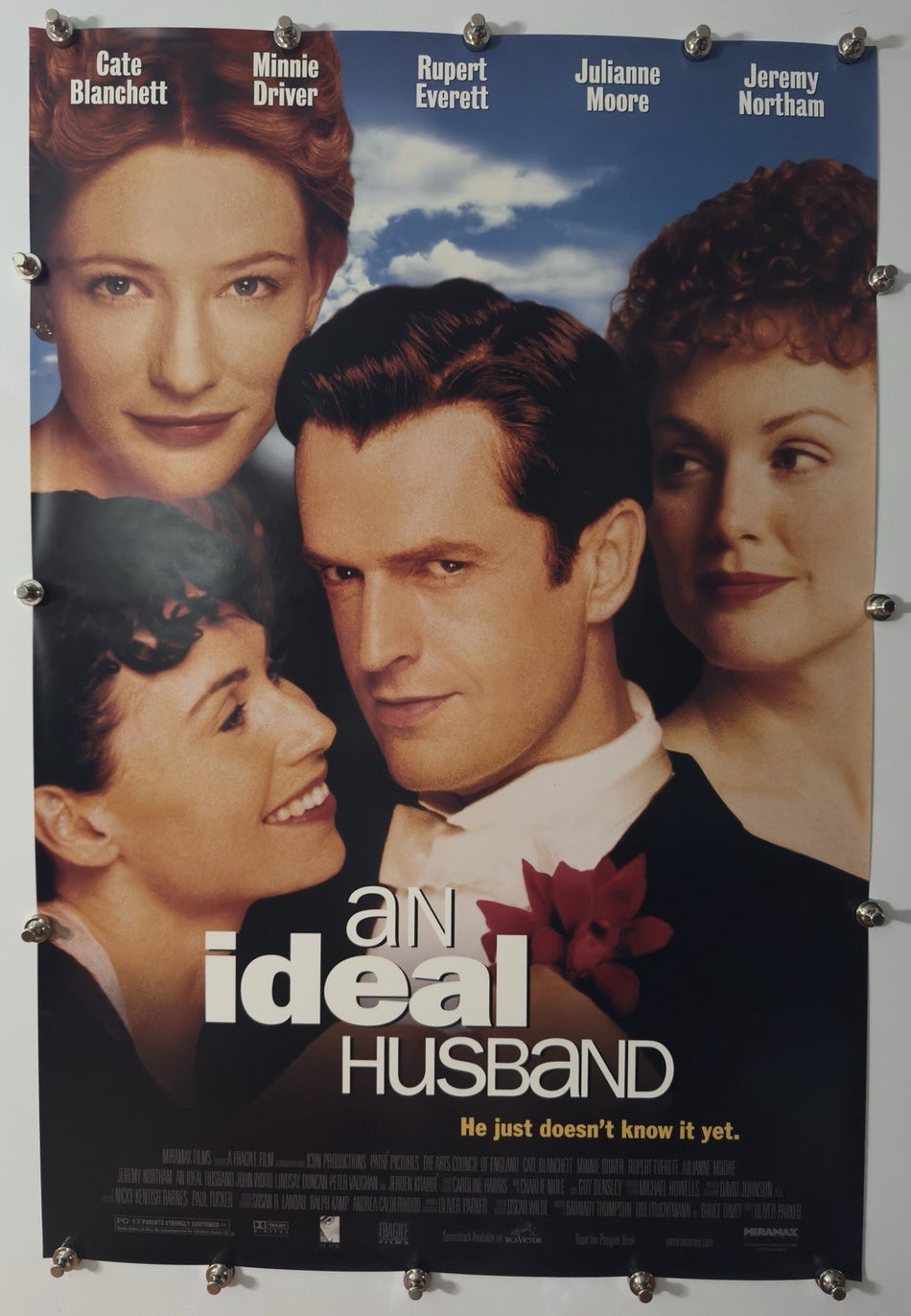 AN IDEAL HUSBAND 1999 Original Movie Poster 27x40 SS Rolled Rupert Everett
