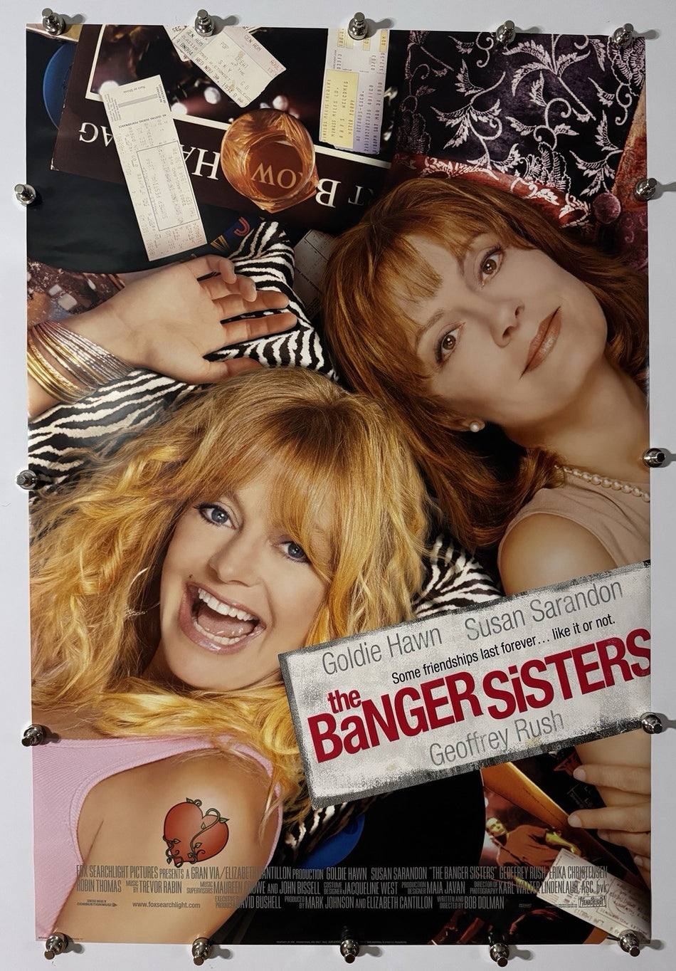THE BANGER SISTERS 2002 Original Movie Poster 27x40 DS Rolled Style B Goldie Hawn - Joe's Geek VLT