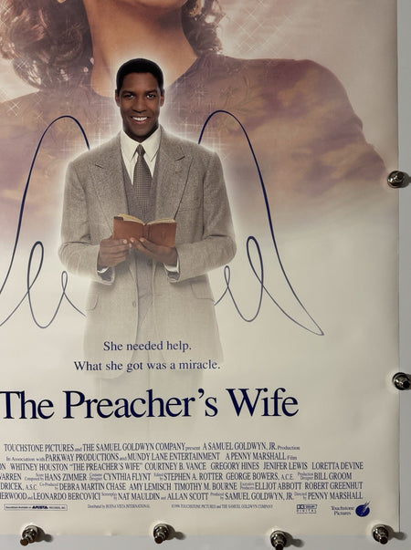 THE PREACHER'S WIFE 1996 Original Movie Poster 27x40 DS Rolled Whitney Houston Rev A - Joe's Geek VLT