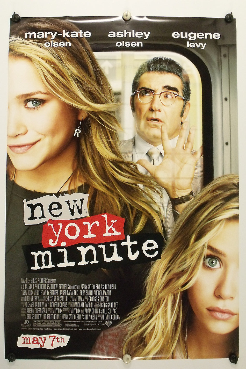 NEW YORK MINUTE 2004 Original Movie Poster 27x40 DS Rolled Mary-Kate & Ashley Olsen - Joe's Geek VLT