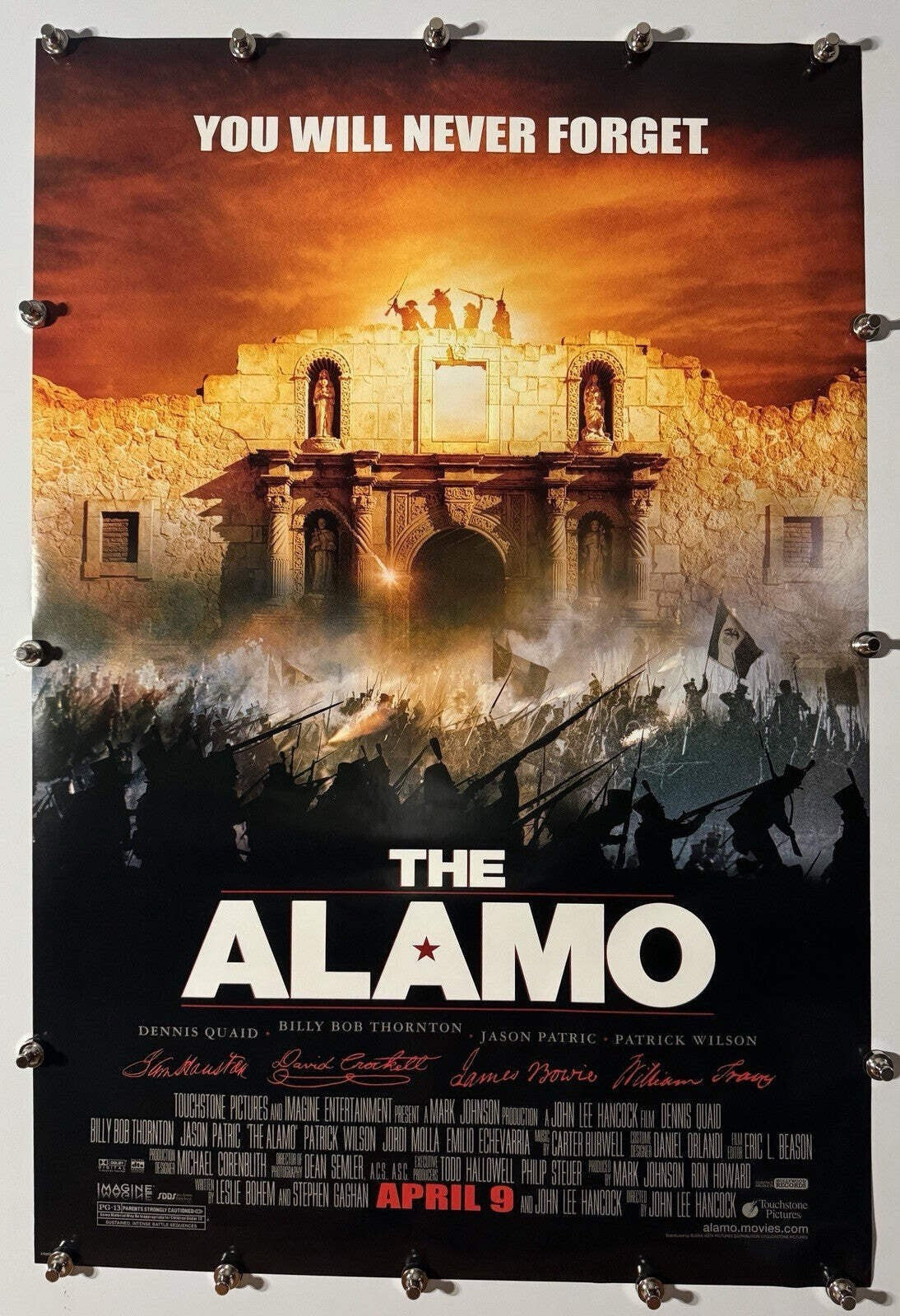 Alamo - Original Movie Poster - 2004 -Rolled DS