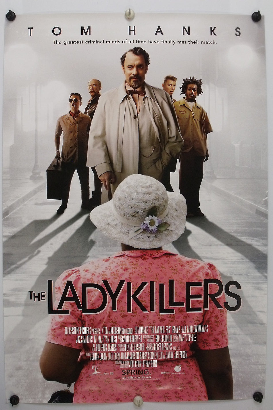 THE LADYKILLERS 2004 Original Movie Poster 27x40 DS Rolled Tom Hanks