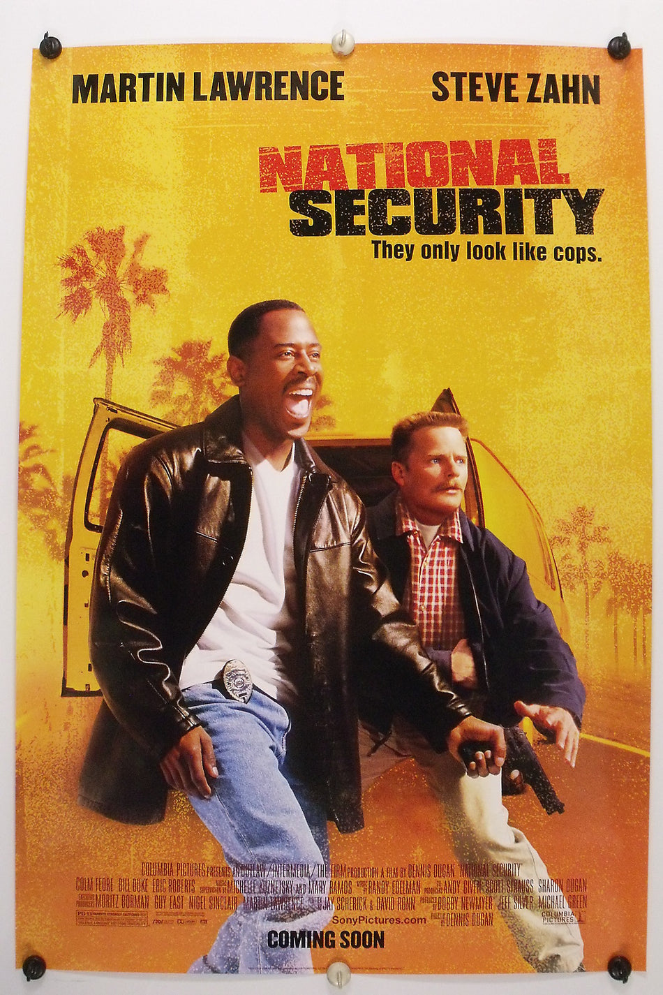 NATIONAL SECURITY 2003 Original Movie Poster 27x40 DS Rolled Martin Lawrence - Joe's Geek VLT