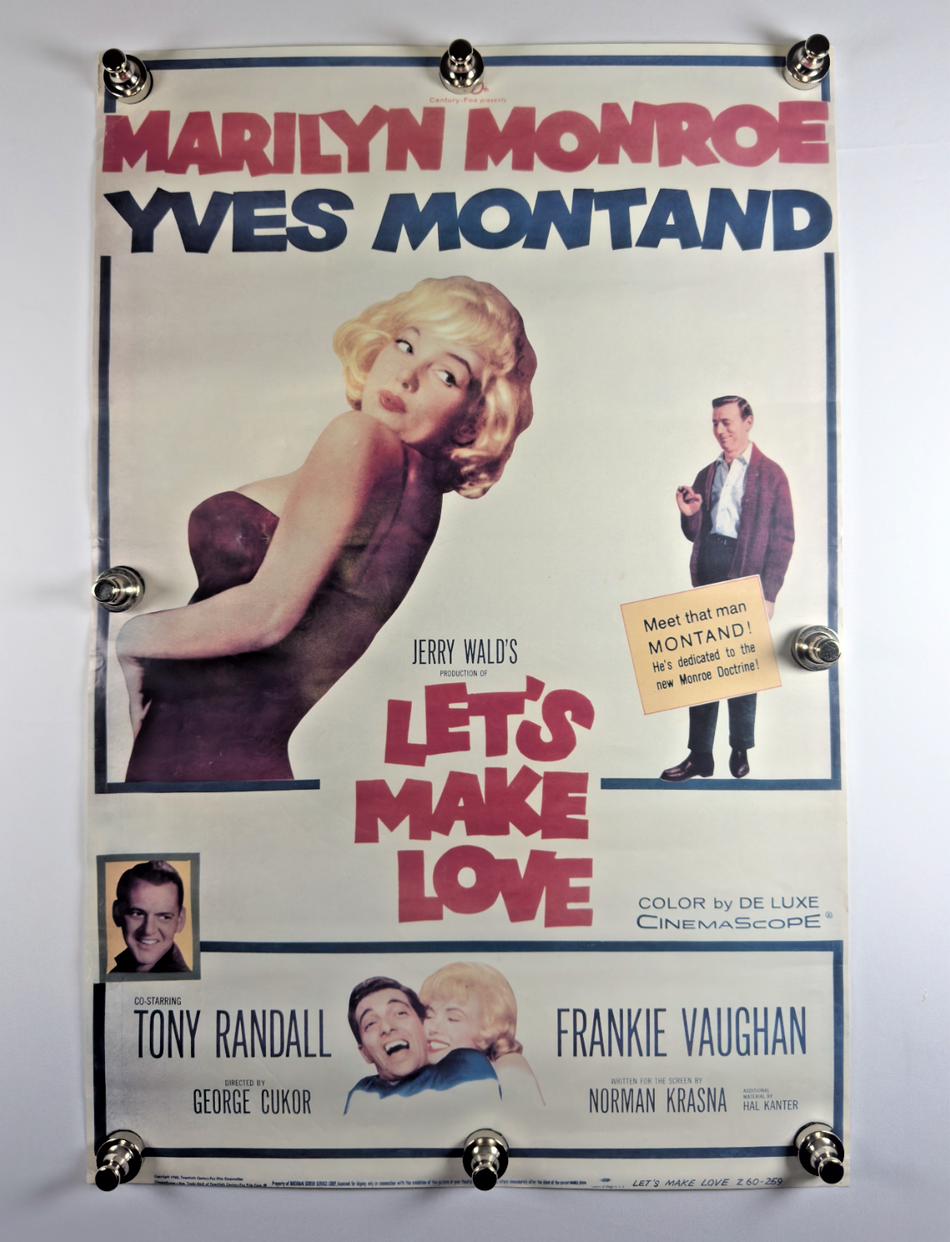 LET'S MAKE LOVE 1960 Reproduction Movie Poster 14x31 SS Rolled Marilyn Monroe - Joe's Geek VLT