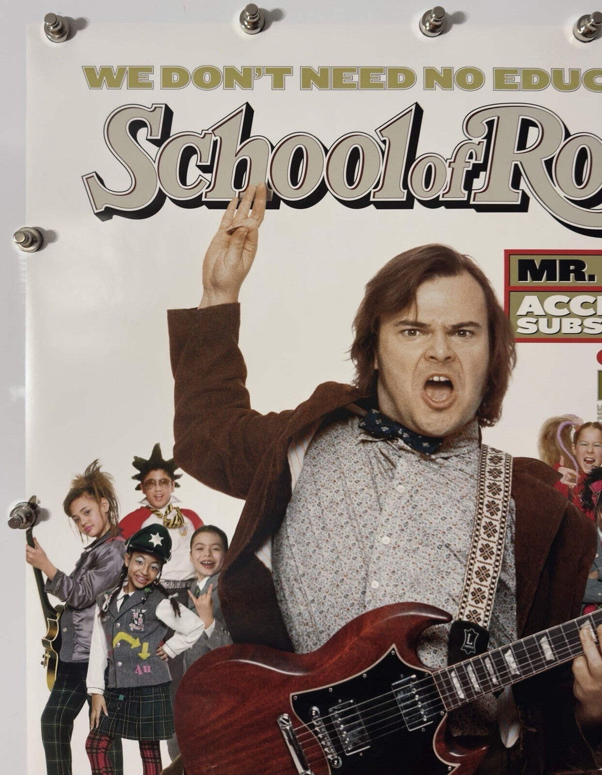 School of Rock - Original Movie Poster - 2003 - Rolled DS