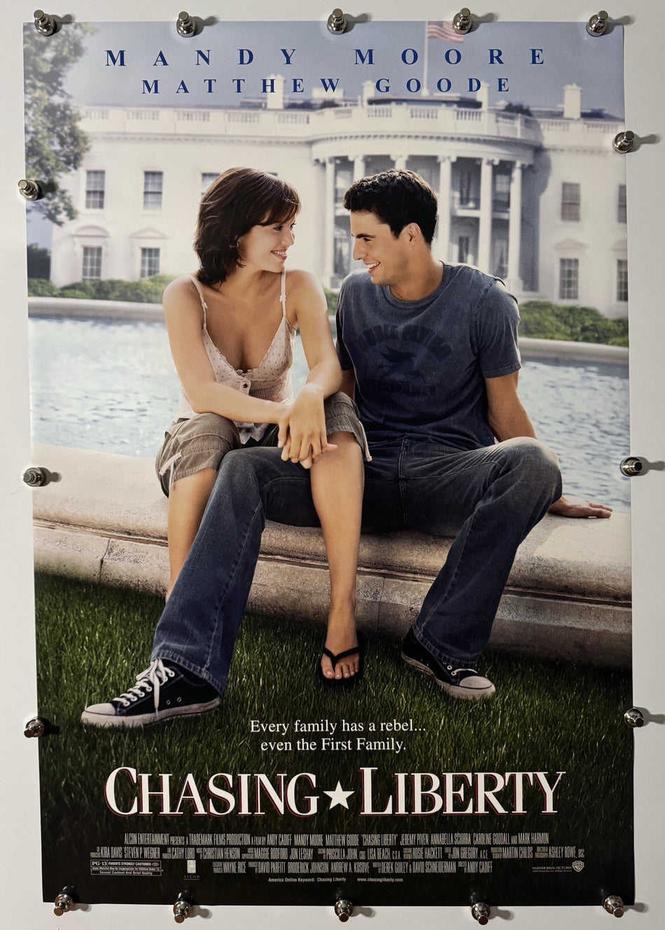 CHASING LIBERTY 2004 Original Movie Poster 27x40 DS Rolled Mandy Moore - Joe's Geek VLT