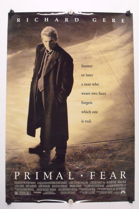 PRIMAL FEAR 1996 Original Movie Poster 27x40 DS Rolled Richard Gere - Joe's Geek VLT