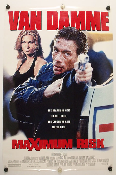 MAXIMUM RISK 1996 Original Movie Poster 27x40 DS Rolled Jean-Claude Van Damme - Joe's Geek VLT