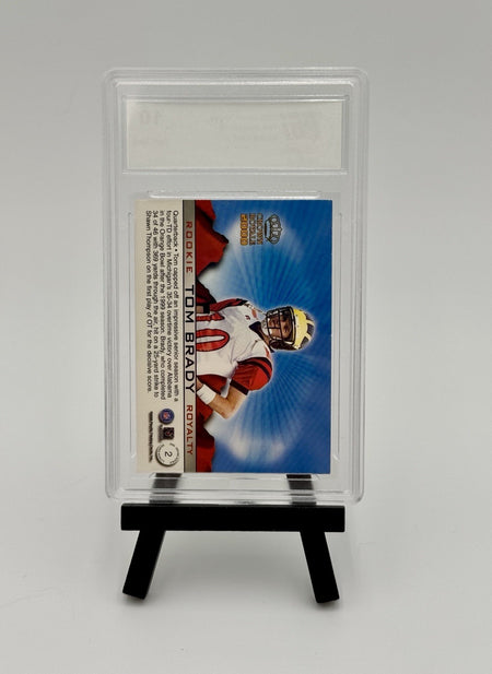 2000 Pacific Crown Royale - Rookie Royalty Tom Brady #2 (RC) GEM MINT 10