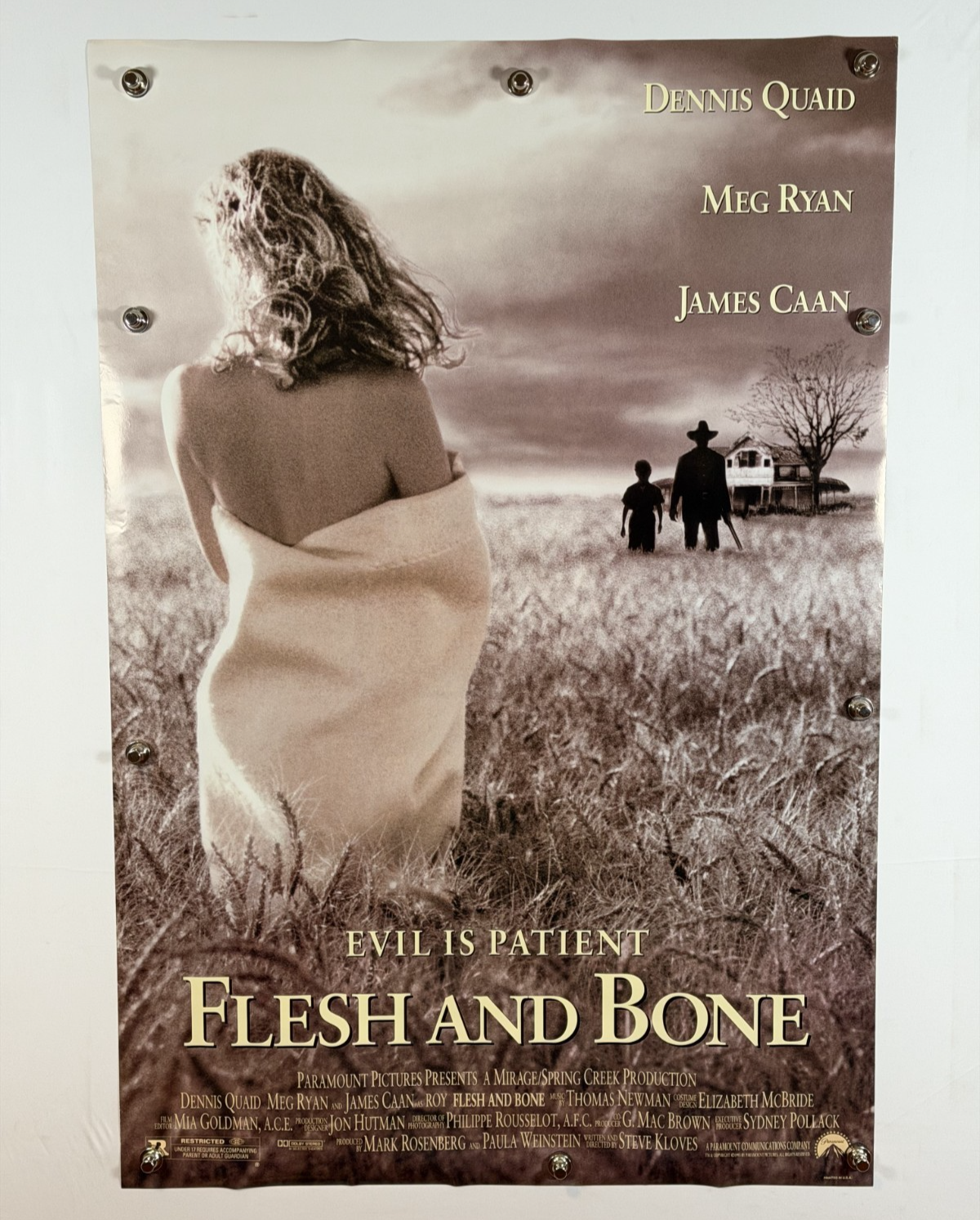 Flesh and Bone (1993) - Original Movie Poster - 27 x 40 - Rolled DS