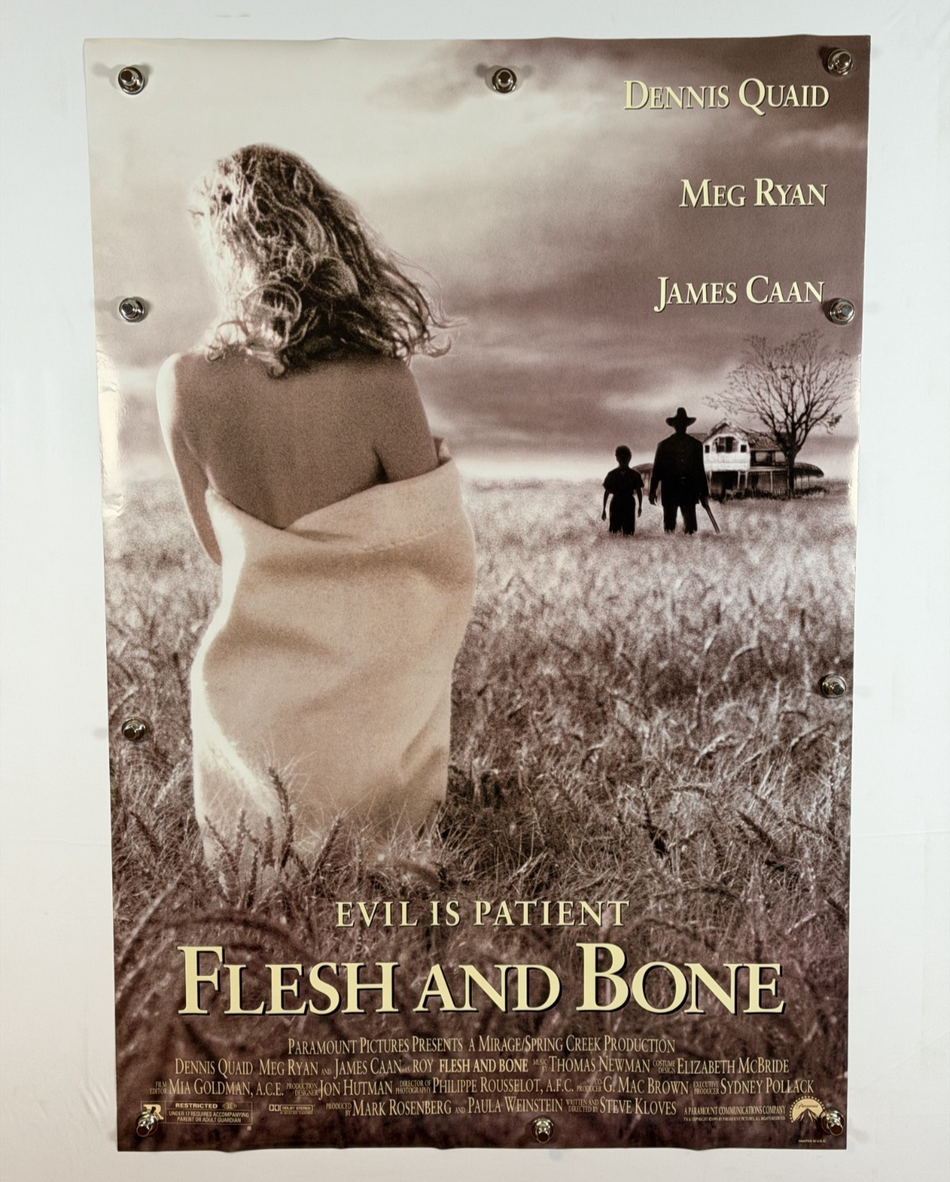 FLESH AND BONE 1993 Original Movie Poster 27x40 DS Rolled Dennis Quaid - Joe's Geek VLT