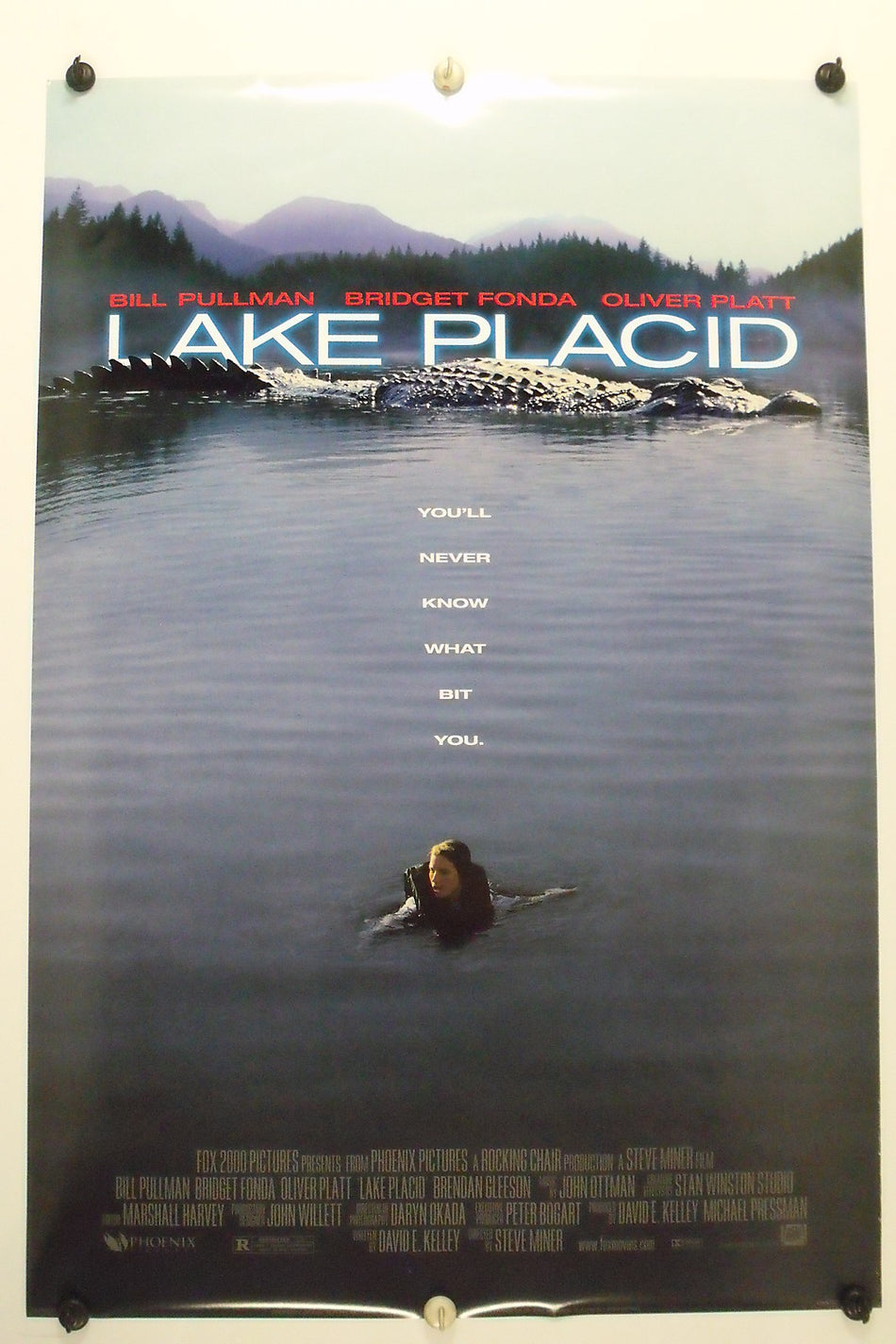 LAKE PLACID 1999 Original Movie Poster 27x40 DS Rolled Bridget Fonda - Joe's Geek VLT