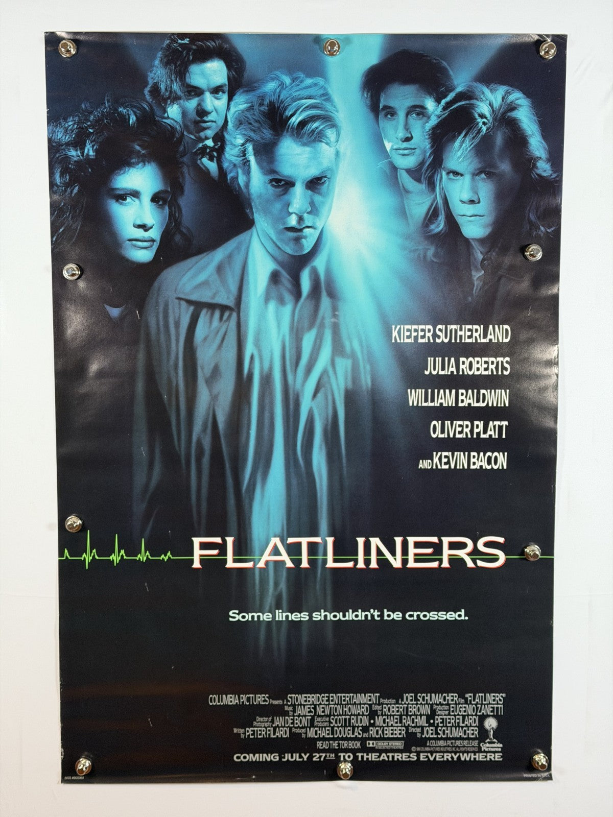 Flatliners (1990) - Original Movie Poster - 27 x 40 - Rolled SS