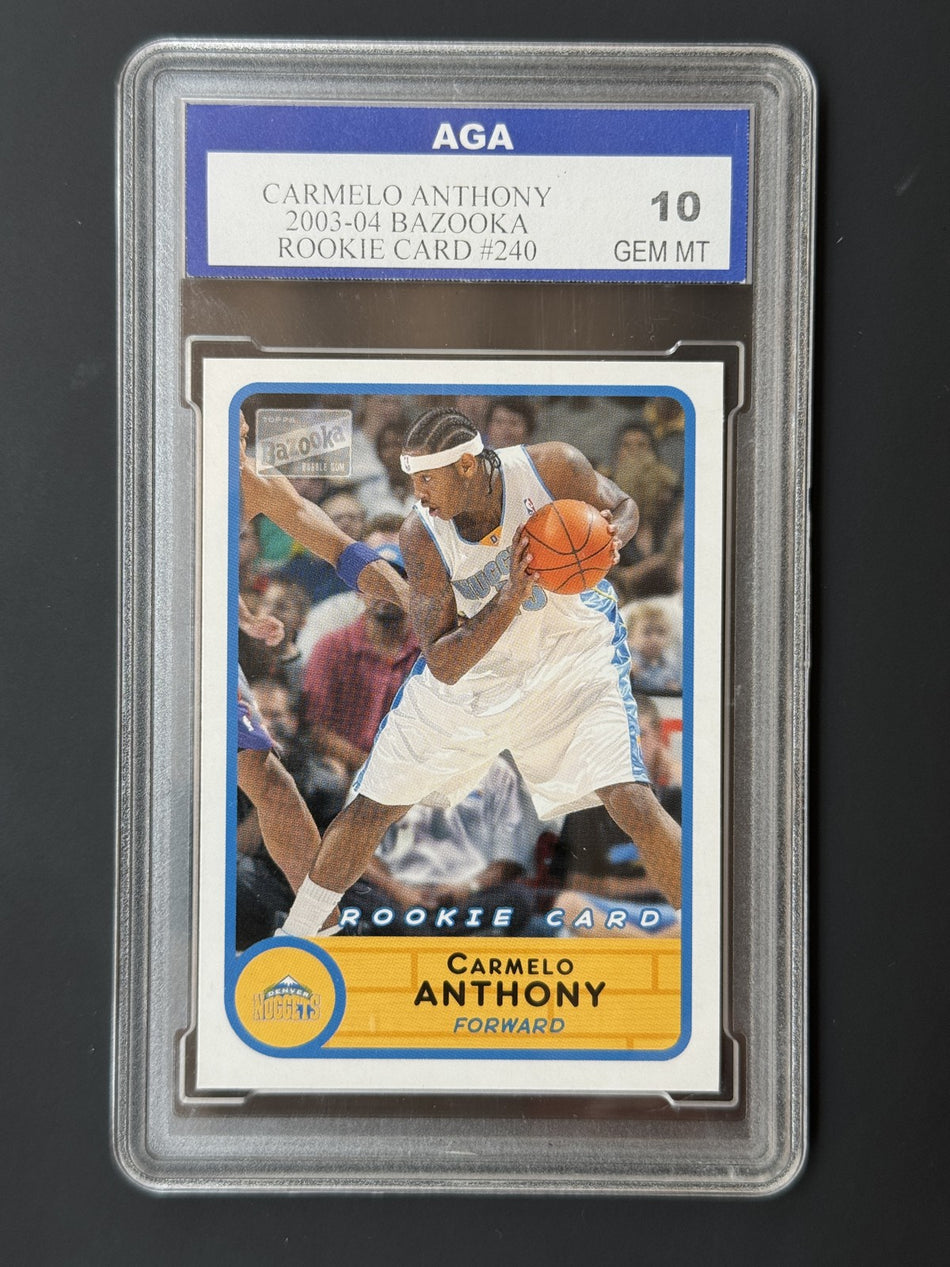 2003-04 Bazooka - Carmelo Anthony #240 White Jersey (RC)