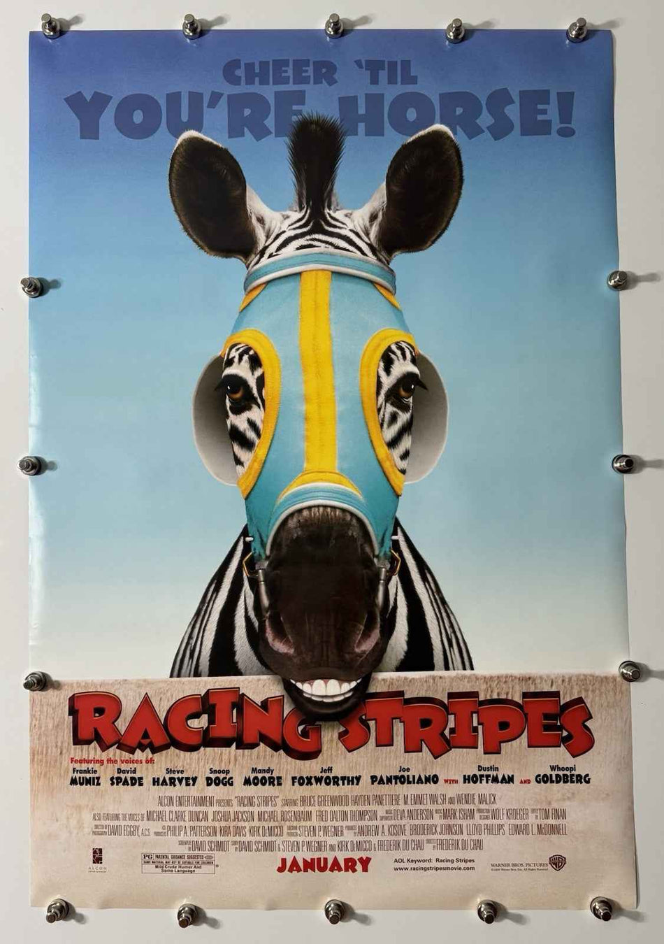 RACING STRIPES 2005 Original Movie Poster 27x40 SS Rolled Frankie Muniz - Joe's Geek VLT