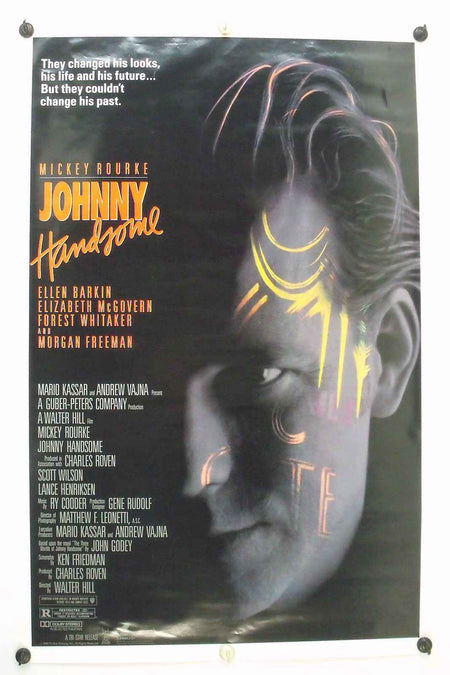 JOHNNY HANDSOME 1989 Original NSS Movie Poster 27x40 SS Rolled Mickey Rourke