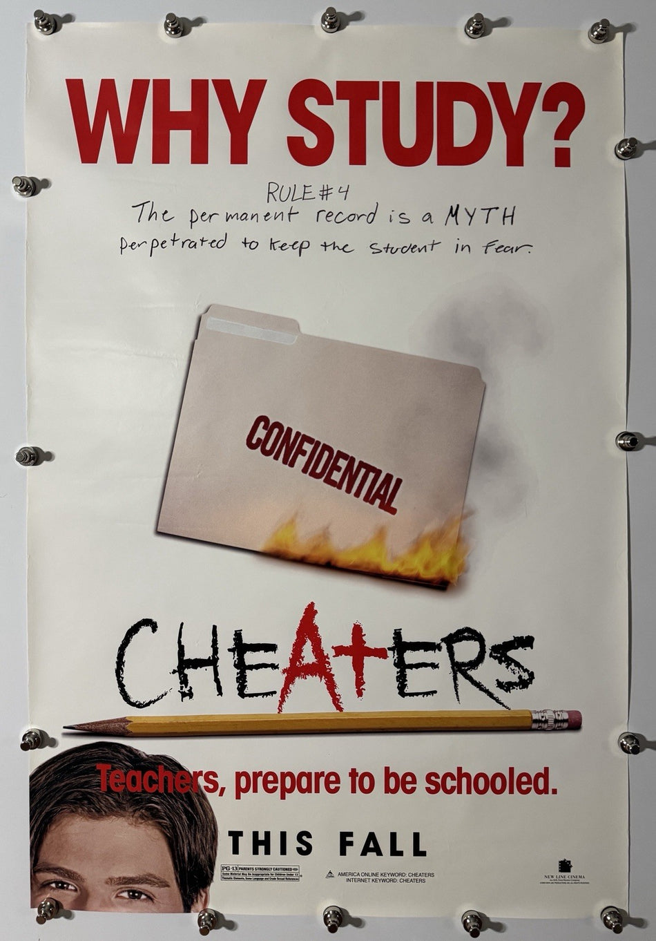 CHEATERS 2000 Original Movie Poster 27x40 DS Rolled Jeff Daniels - Joe's Geek VLT