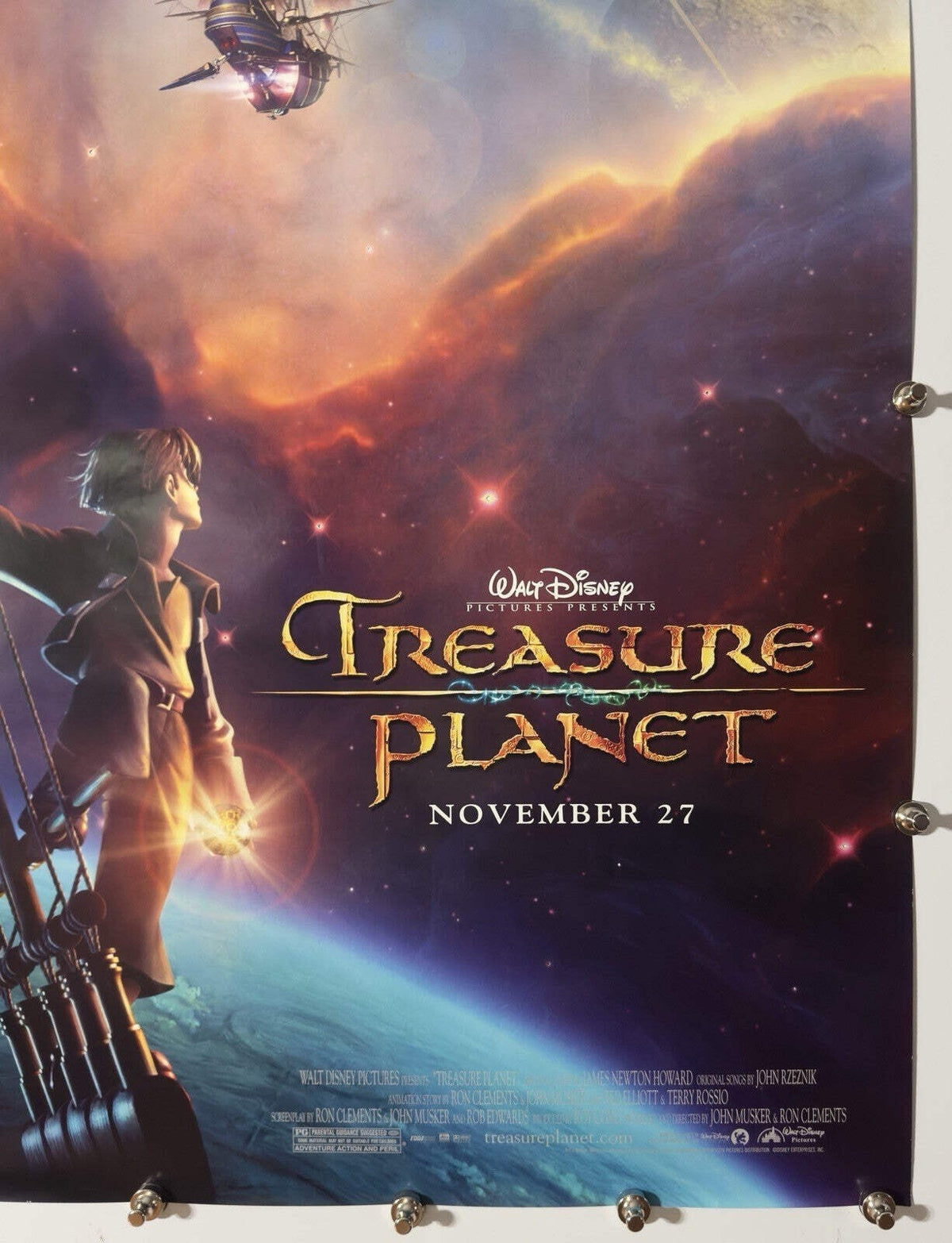 Treasure Planet (A) - Original Movie Poster - 2002 - Rolled DS